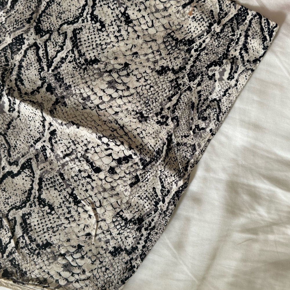 Reformation Snake Skin Mini Skirt - Picture 6 of 6